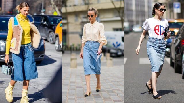 Denim skirt outfit ideas: Styling tips from the experts
